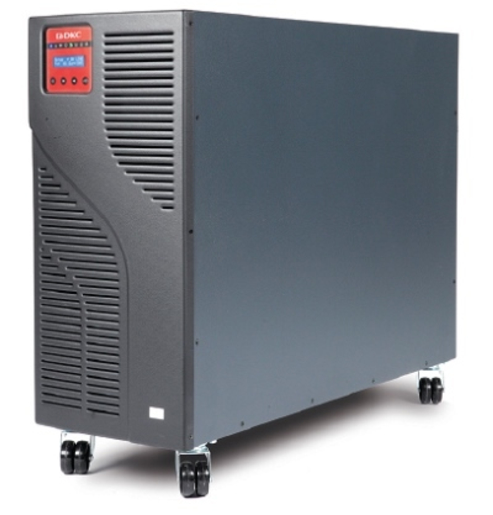 Онлайн ИБП ДКС серии Trio TT, 15 кВА/15 кВт, 3/3, EPO, RS-232, клеммная колодка, Tower, без АКБ