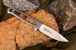 Нож Kizlyar Supreme Sturm mini Niolox (Stonewash, кожаный чехол)