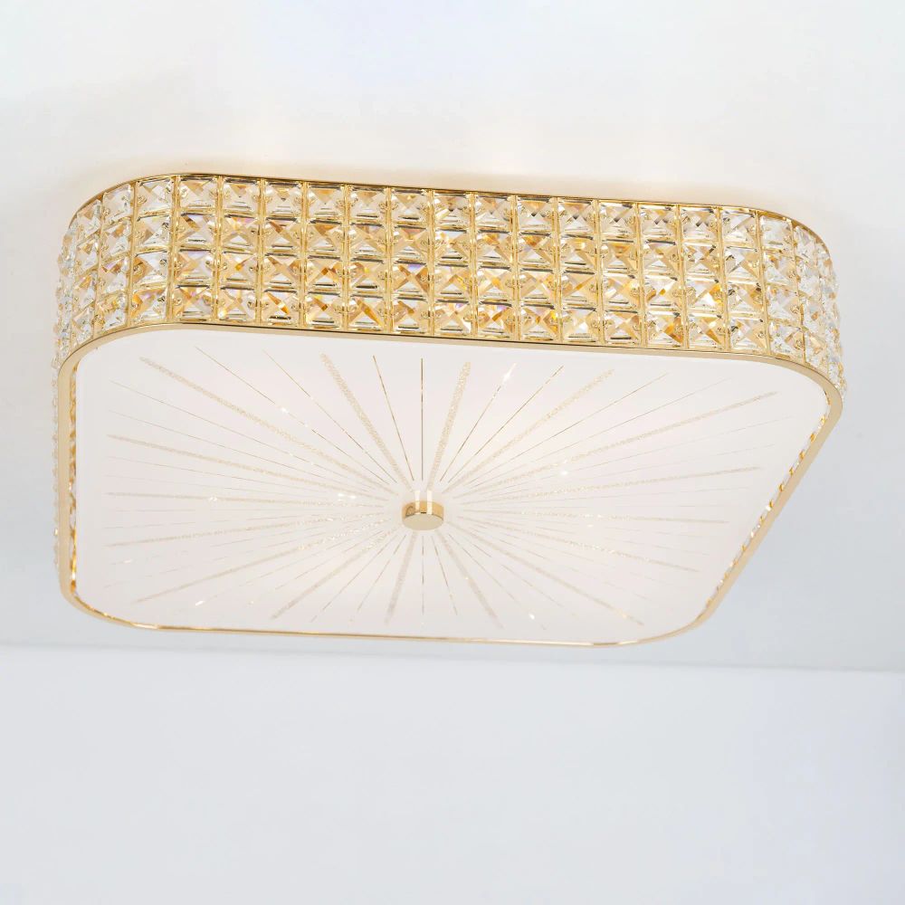 Citilux Портал CL324282 Люстра хрустальная Золото