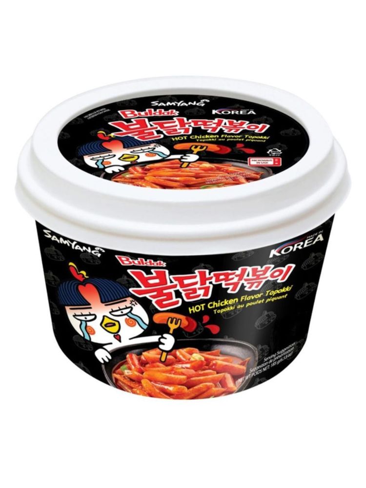 Рисовые палочки Токпокки Samyang Hot Chicken 185 г 3 шт