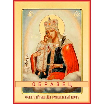 Неувядаемый цвет икона Божией Матери БМ-104 (бм/Н/2/1)