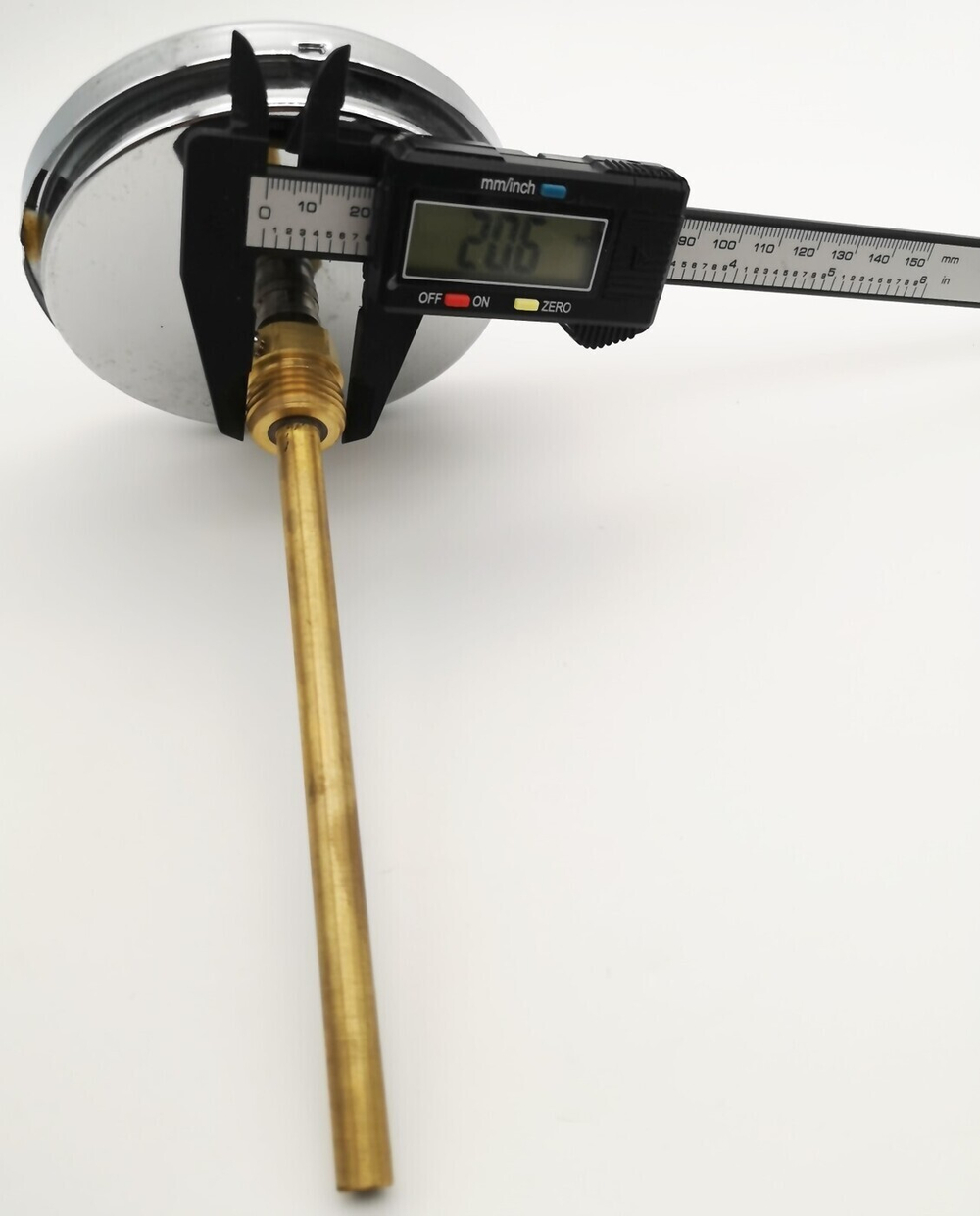 Термометр биметаллический БТ-51.211 (0+250) 150мм 1.5, G1/2, осевой