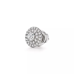 Серьги из платины и бриллиантов 0.6 карат, Tiffany Soleste💎