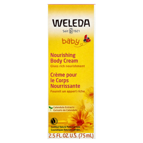 Weleda, детский питательный крем для тела, с экстрактом календулы, 75 мл (2,5 жидк. унции)