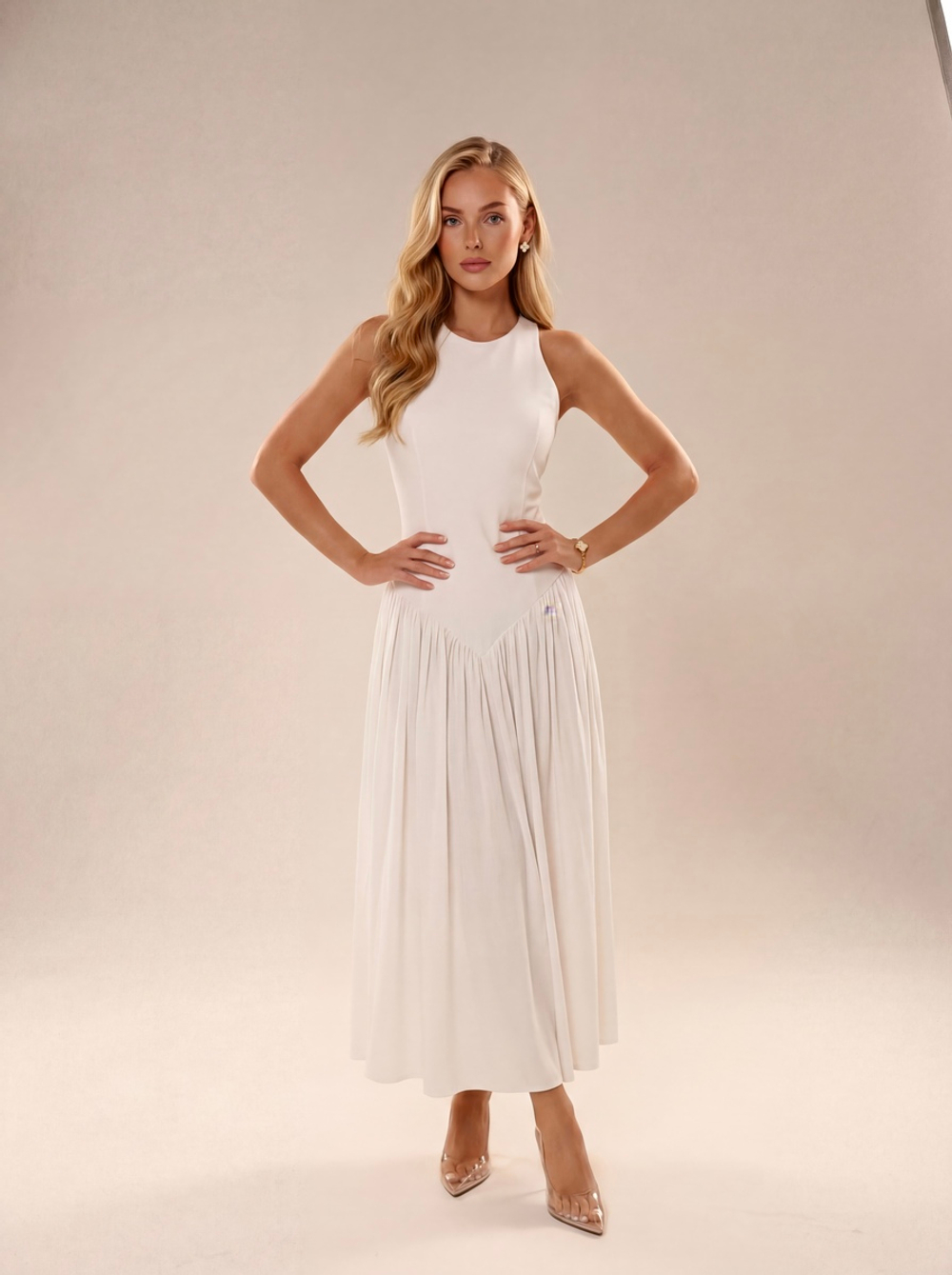 Платье Джулия в белом цвете