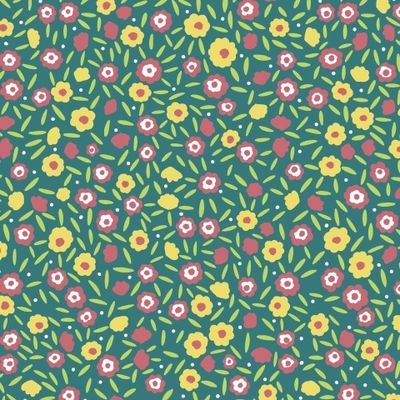 Цветы не темно-зеленом