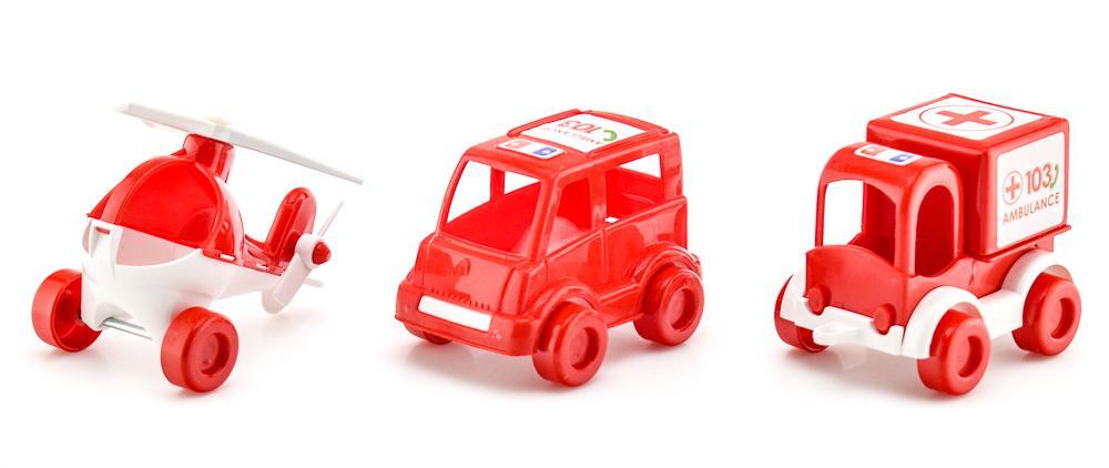 Набор авто "Kid Cars" Скорая помощь (Тигрес)