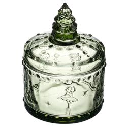 ЕМКОСТЬ ДЛЯ ХРАНЕНИЯ "ЩЕЛКУНЧИК" GREEN, 9*9*12,5 СМ