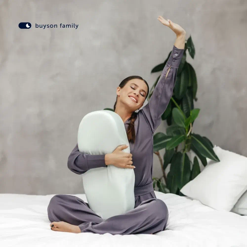 Подушка BuyGlory для привыкания спать на спине