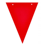 Гирлянда-флажки в красном цвете, 460 см