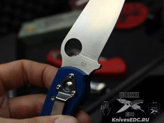 Складной нож Steelclaw Боец-3, синяя рукоять  G10 - сталь D2