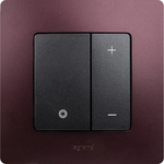 Диммер нажимной универсальный LED 400Вт без нейтрали - антрацит ETIKA Legrand