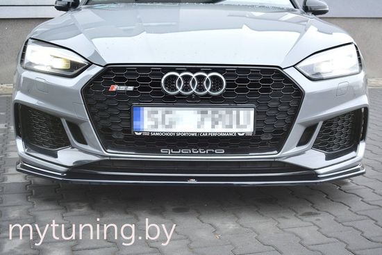 Сплиттер бампера переднего для AUDI RS5 B9 (17-...)