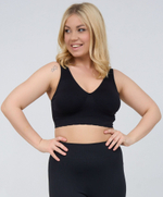 Набор из 3 гладких бюстгальтеров-топов (Размер: XXL) (Цвет: разноцветный)