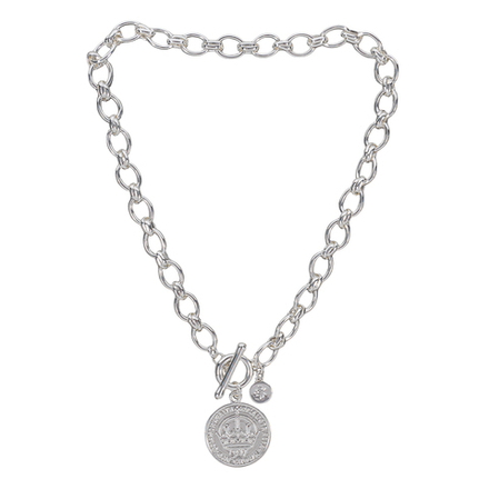 Колье Fiore Luna With a coin BL4545 S