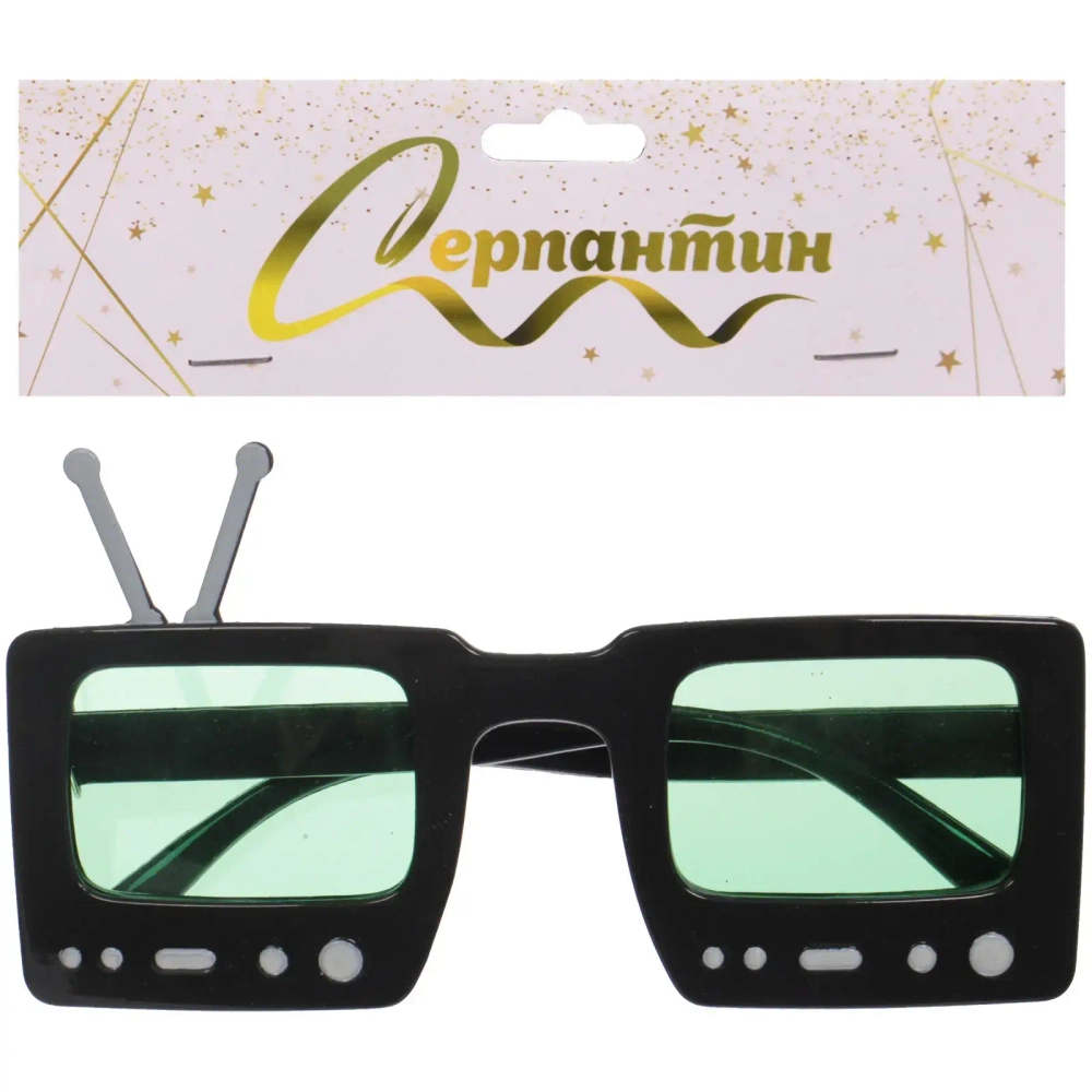 Очки карнавальные «TV» 14,2*7 см