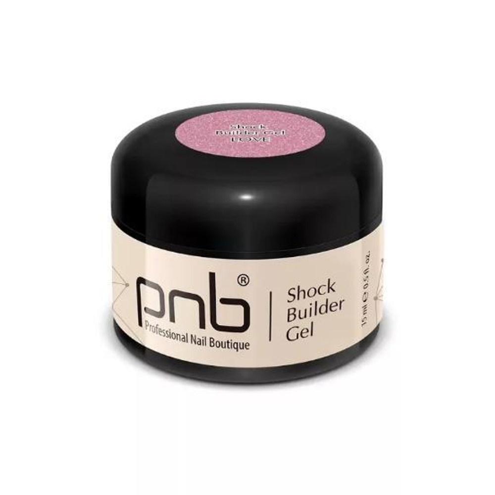 Pnb Гель моделирующий Shock builder gel ,Love, 15 мл