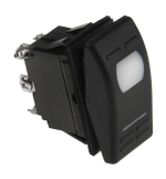 Переключатель трехпозиционный ON-OFF-ON 12В/16А 5Р с подсветкой