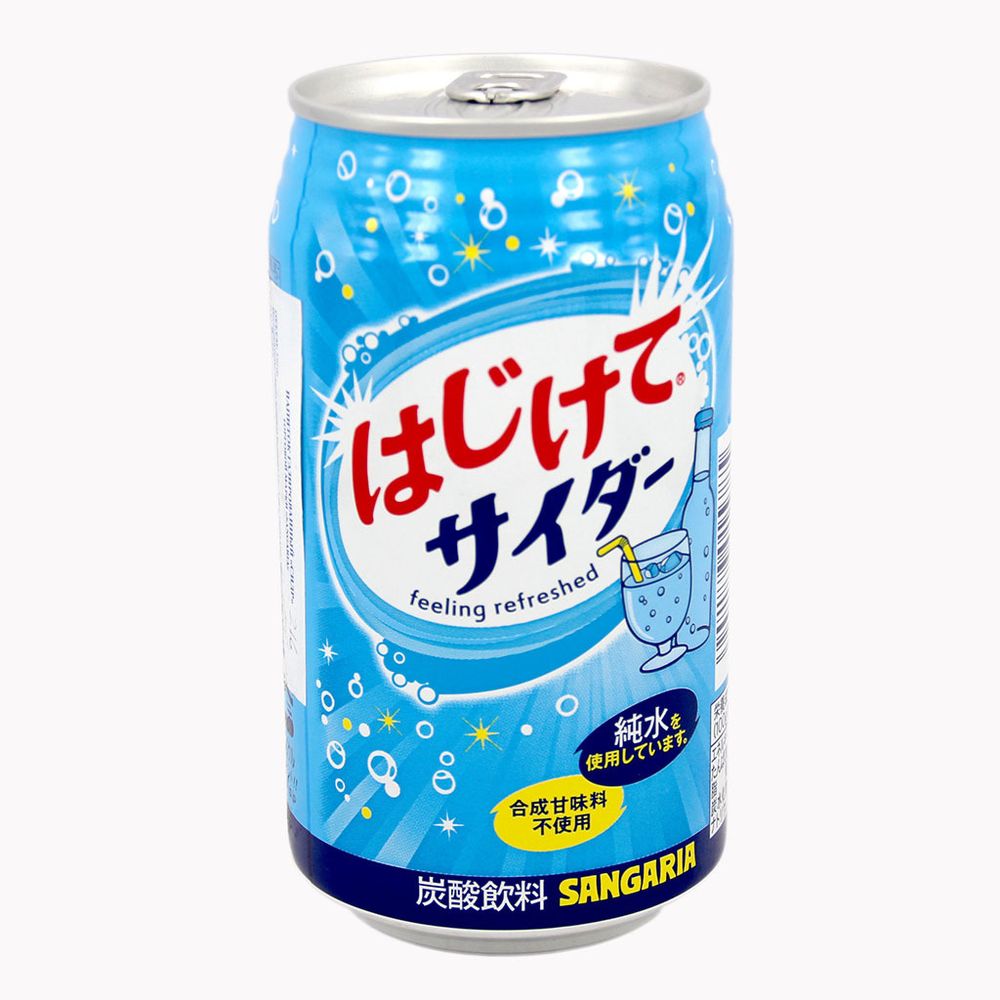 Напиток б/а Sangaria Cider  газированный 350 г ж/б,  Япония