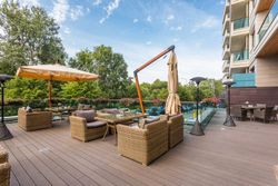 "Капучино" кресло из искусственного ротанга, цвет соломенный