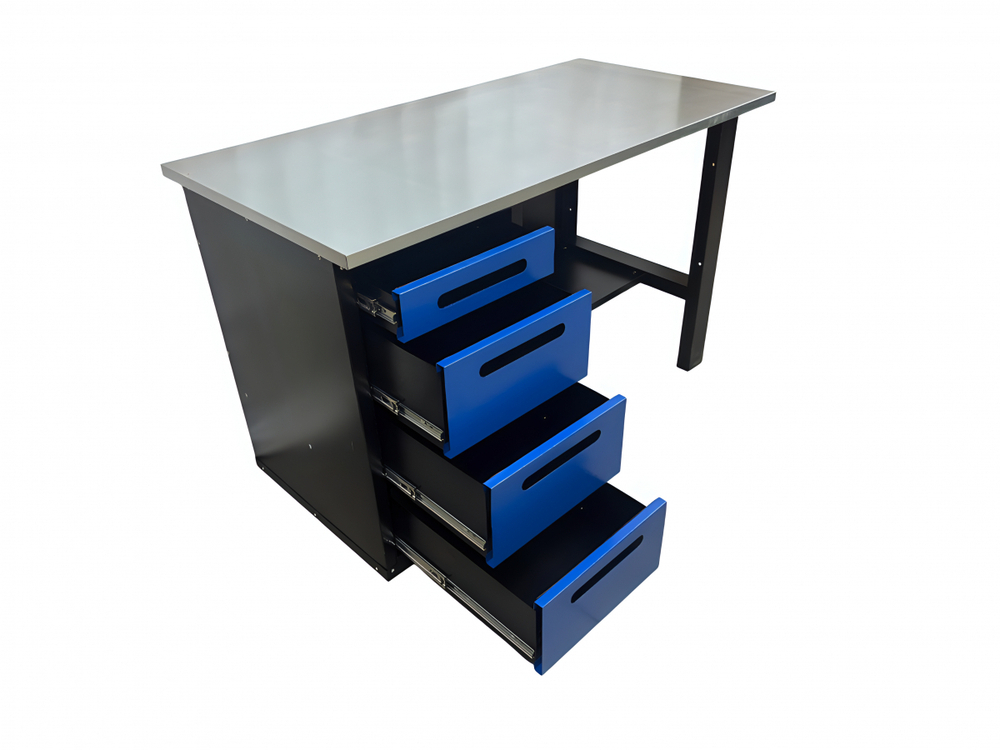 Верстак инструментальный GWT-V1400BL Great Wolf, 4 ящика, 1400x700