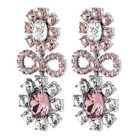 Серьги Dyrberg Kern LILLIAN SS ROSE/CRYSTAL 440079