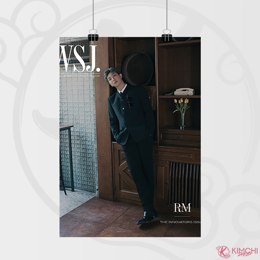 Постер А4 - BTS - WSJ. Magazine