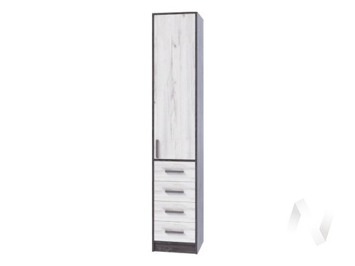 Пенал с ящиками сек №29 Прихожая ДИАНА-4 (ясень анкор/дуб эльза)