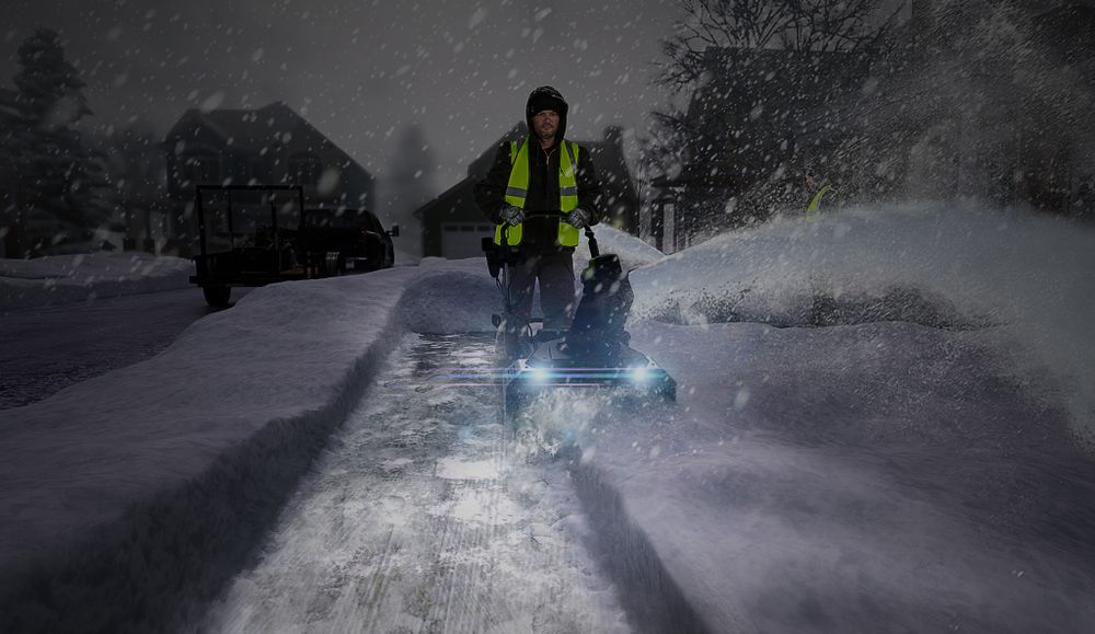 Аккумуляторный снегоуборщик Greenworks GD82STK5, 2602507UB ,82v, 56 см, АКБ 5 А·ч и ЗУ