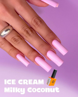 Swanky Stamping Top Ice Cream - Топ для стемпинга Milky Coconut, 10мл5
