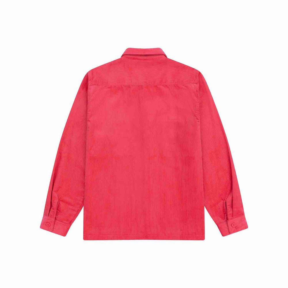 Рубашка Ymkashix Velvet Button багровая