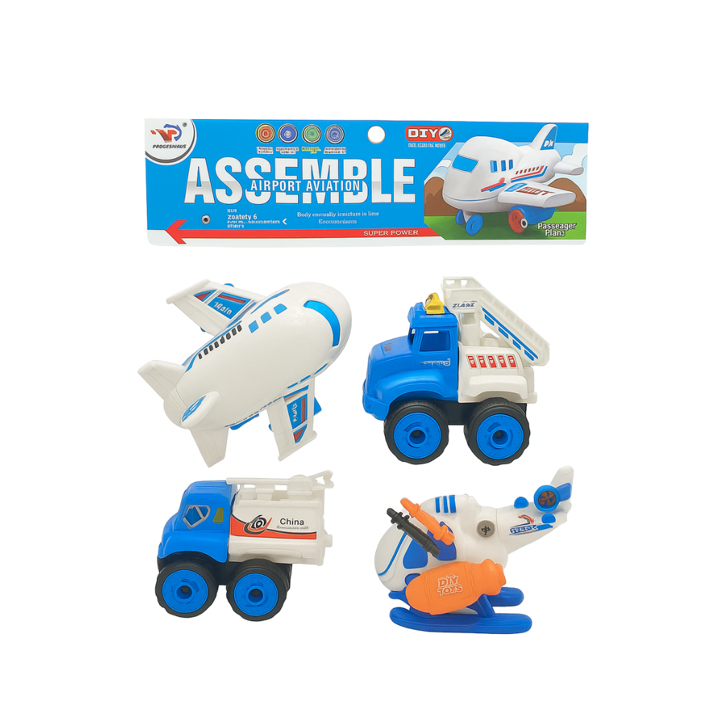 Набор машинок техники Assemble