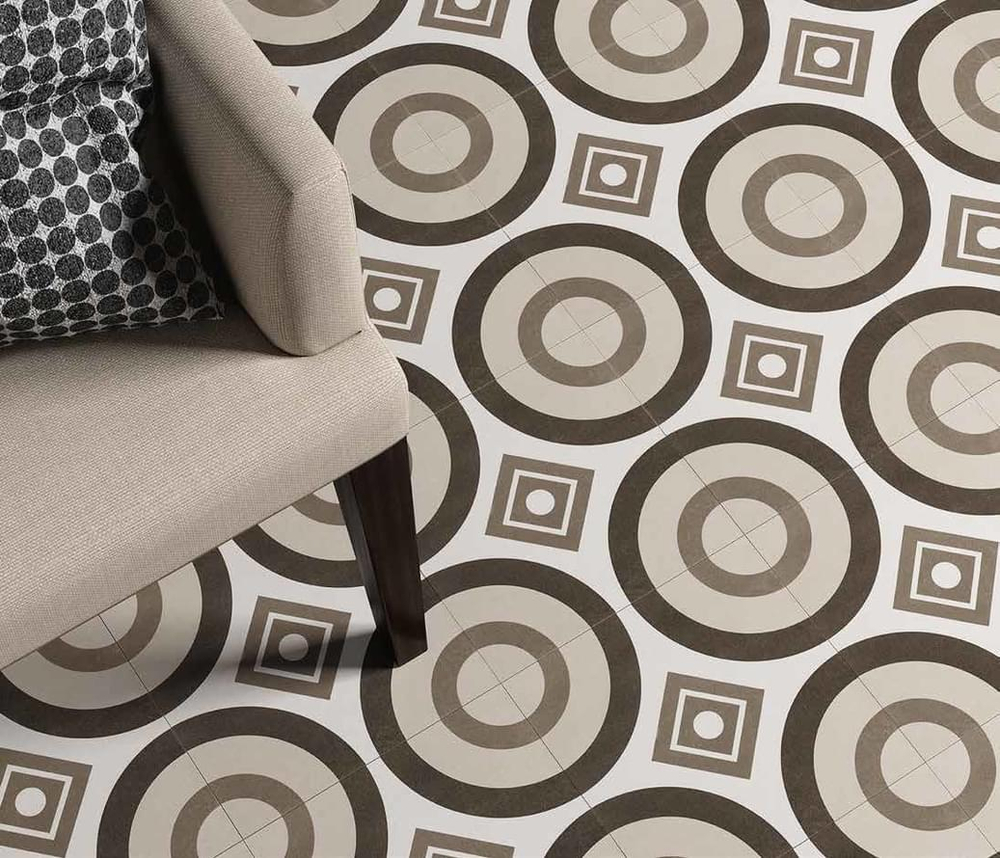 Dom Ceramiche Comfort C Beige Circle 25x25