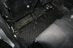 Коврики Standard, 3D в салон TOYOTA Wish, 2003-2009, передний привод, П.Р., 5 шт. (полиуретан, чёрные) Element.CARTYT00005