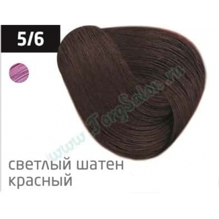 Перманентная крем-краска для волос «Светлый шатен красный» 5/6, Ollin Performance, 60 мл.