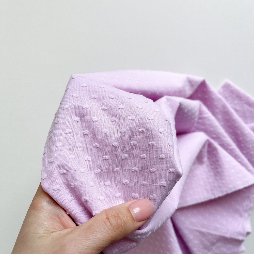 хлопок с мушкой Сирень