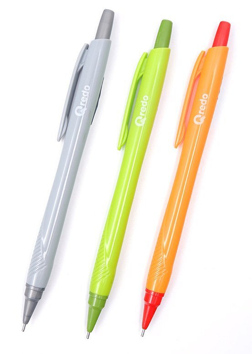 Карандаш механический Qredo, HB, с ластиком, цвет корпуса в ассортименте, 0,5 мм, индивидуальный штрихкод