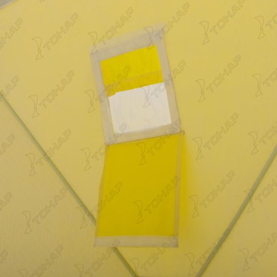 Палатка зимняя утепл. ЮРТА Premium желтый/серый (HS-WSCI-P-YG) Helios