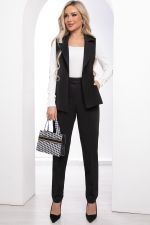 Жилет "Эффектное появление" (блэк/полоска) ХИТ Б8195 LT Collection