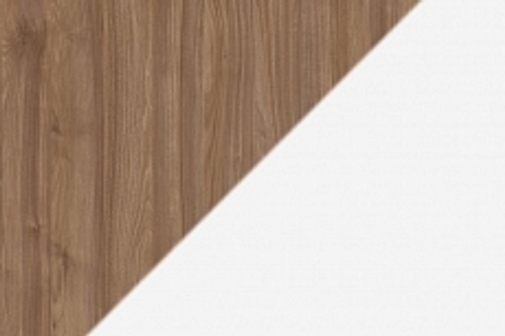 Стойка администратора STATIC цвет: Орех Темный/Белый снег