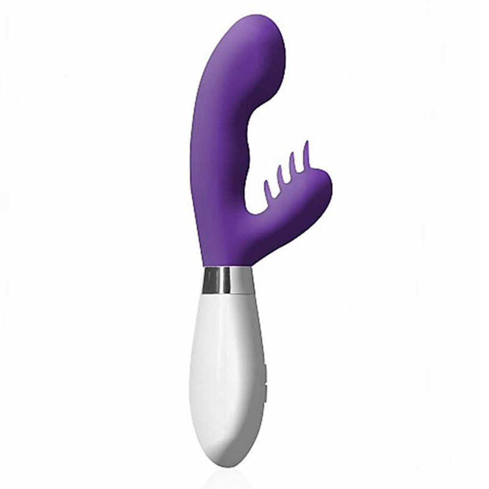 Вибратор с большой головкой для стимуляции точки G и клитора Ares LUNA 016 (фиолетовый) (Цвет: фиолетовый)