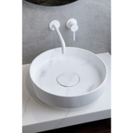 Раковина накладная Boheme Sole 801-CLCT, Corian 400*130 Calacatta