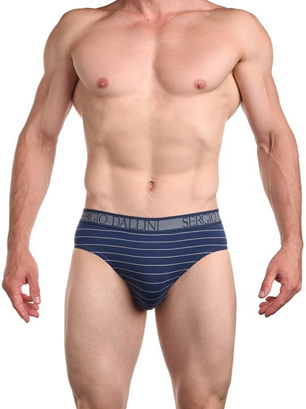 Мужские трусы-слипы из премиального материала на основе хлопка (Размер: XXL) (Цвет: синий)