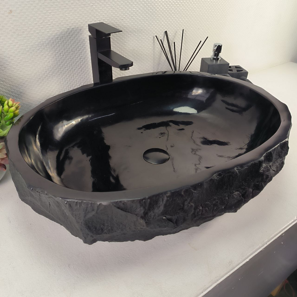 Раковина из андезита Erozy Black EA-65003 62*46*16 0034