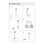 SL9507.405.01 Светильник уличный наземный ST-Luce Черный LED 1*5W 4000K
