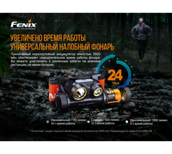 Налобный фонарь Fenix HM65R-T Cree XP-G2 S3, черный