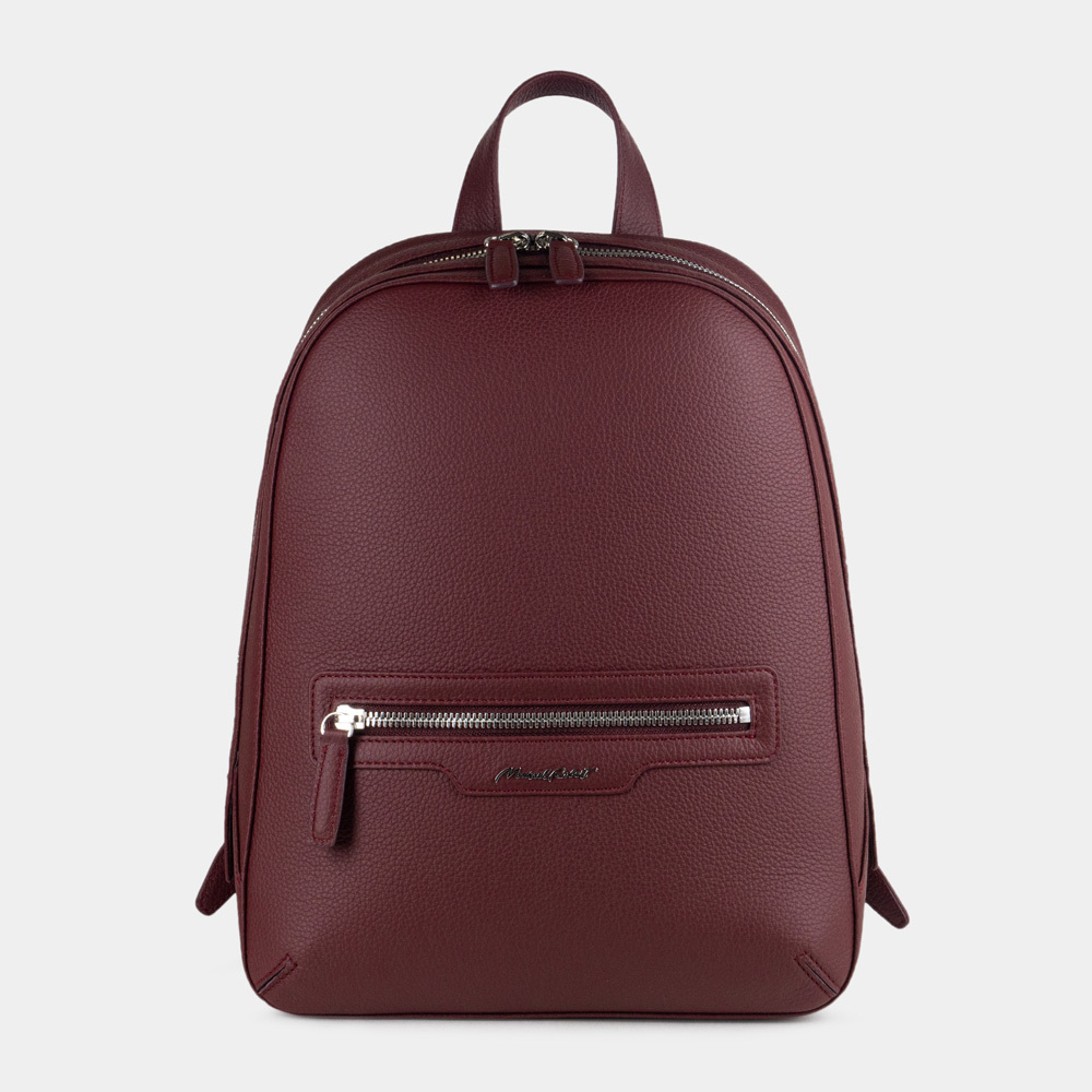 Рюкзак Debussy petit из кожи теленка, бордового цвета