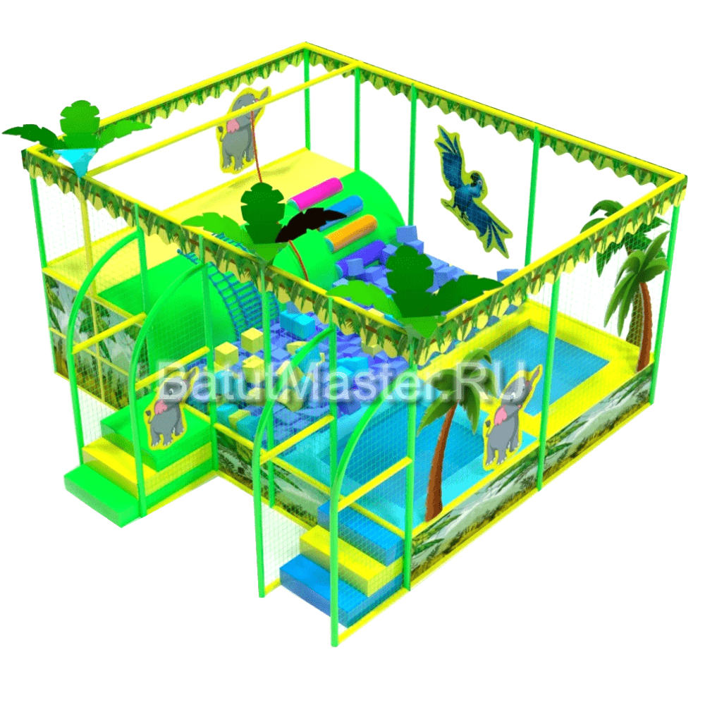 Батутная арена "Джунгли" 6x4,7x3,2 м