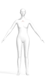 3D аватар манекена Моника