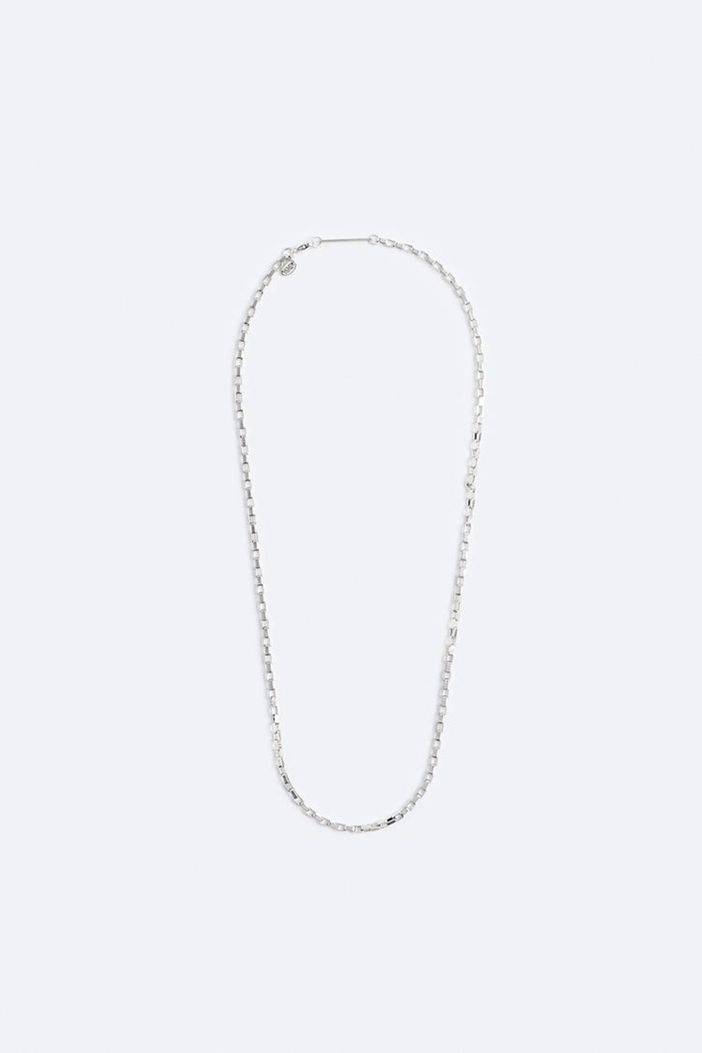 ZARA МЕТАЛЛИЧЕСКАЯ ЦЕПОЧКА — LIMITED EDITION, СЕРЕБРИСТЫЙ